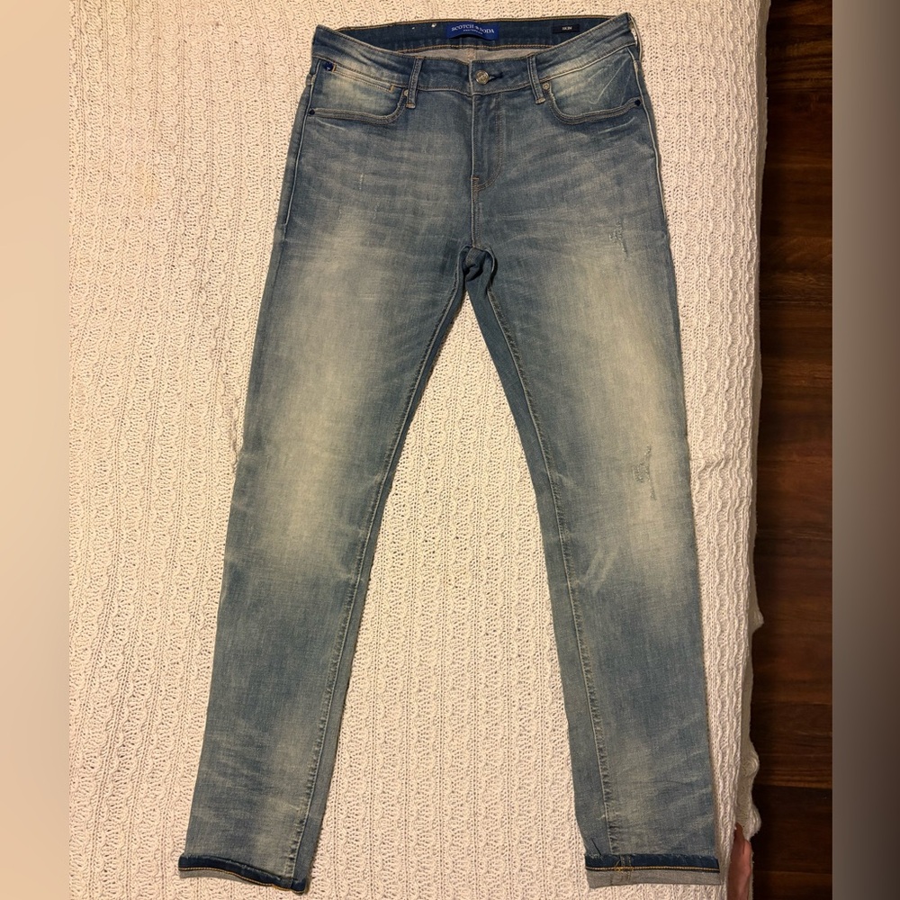 Scotch & Soda Light Blue Denim Jeans
